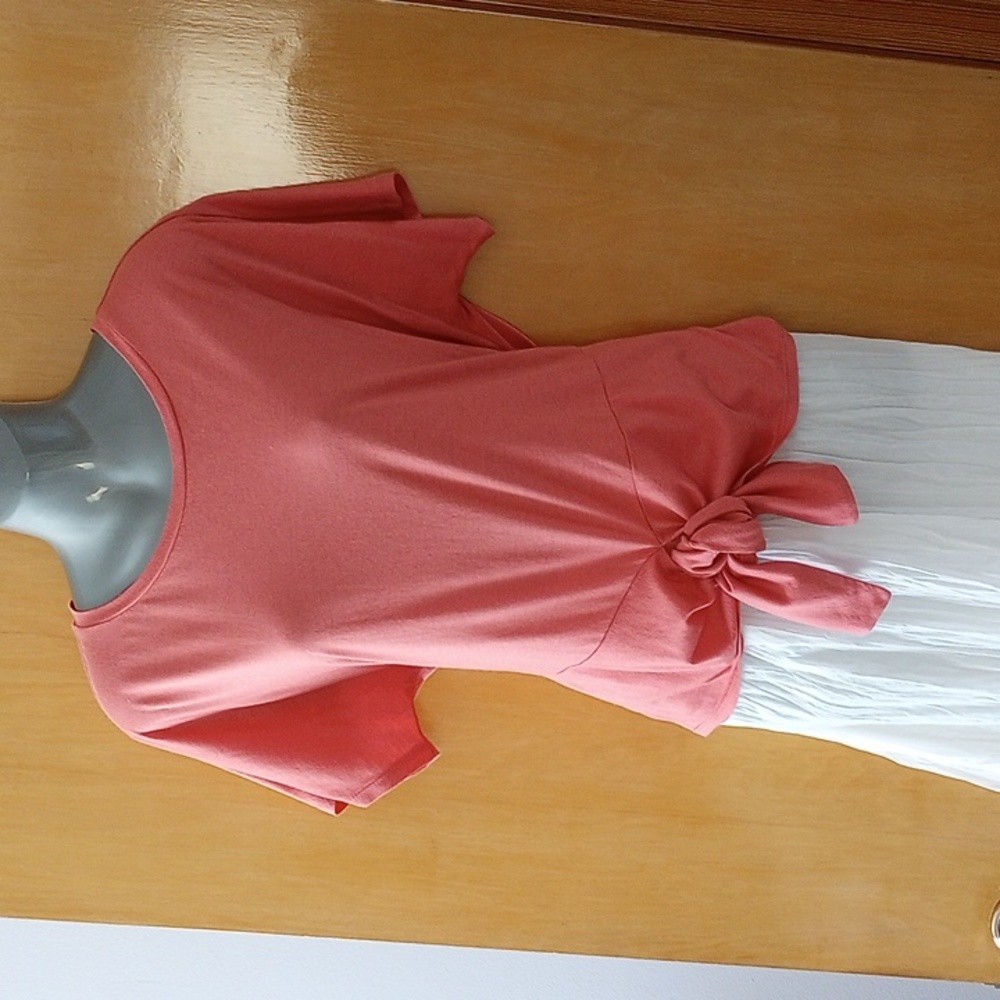 LOFT Boxy T-shirt Salmon Sz M